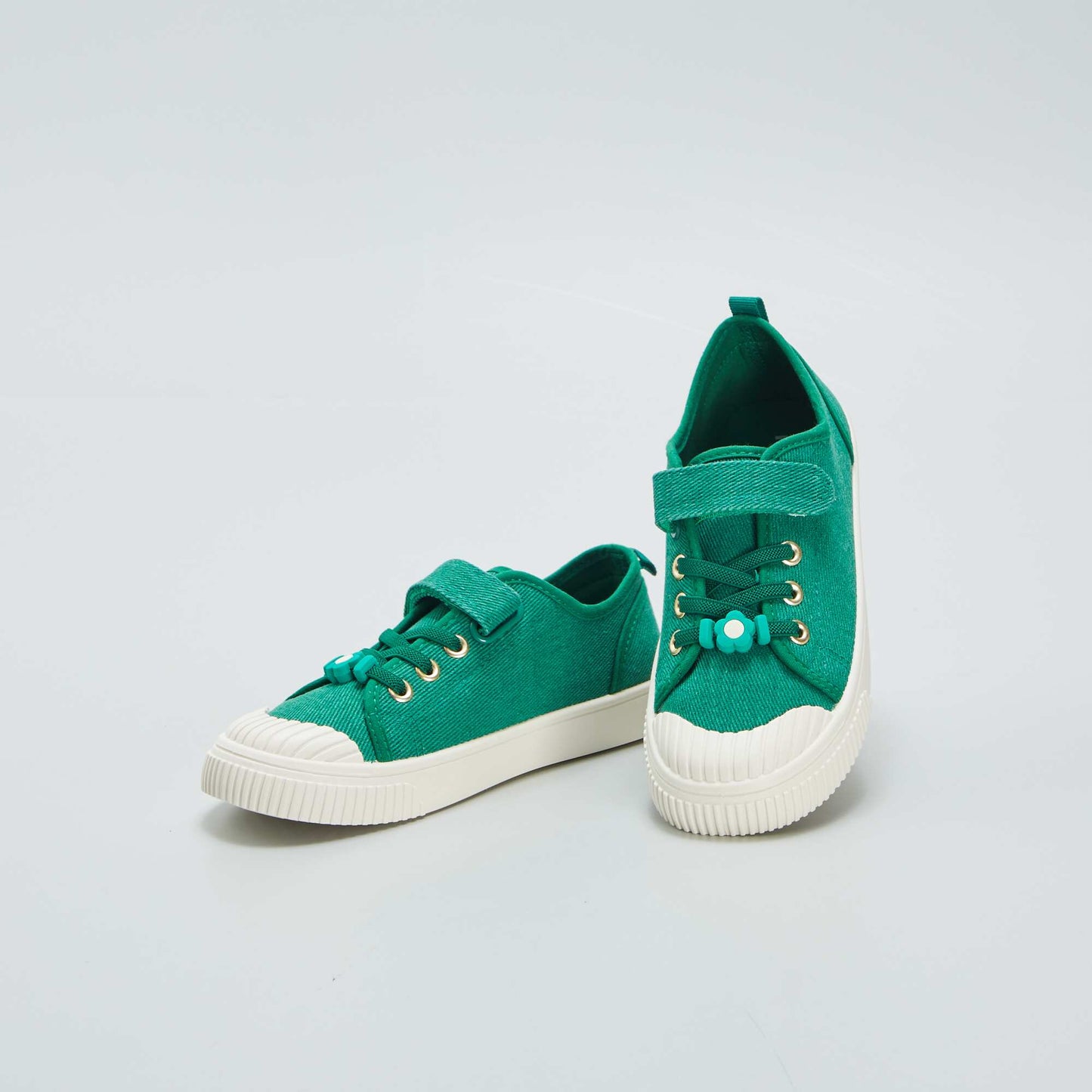 Canvas trainers GREEN