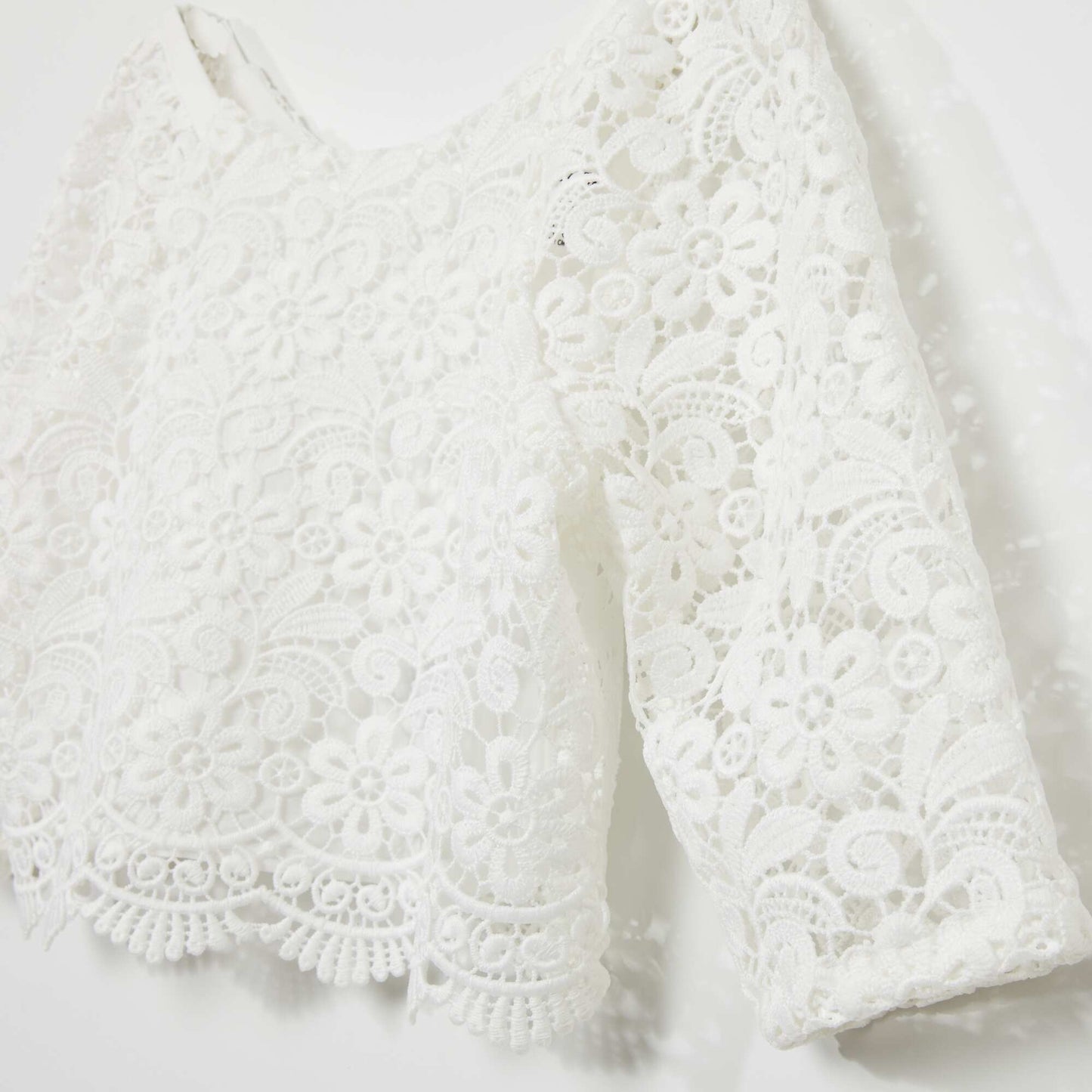 Crochet blouse WHITE