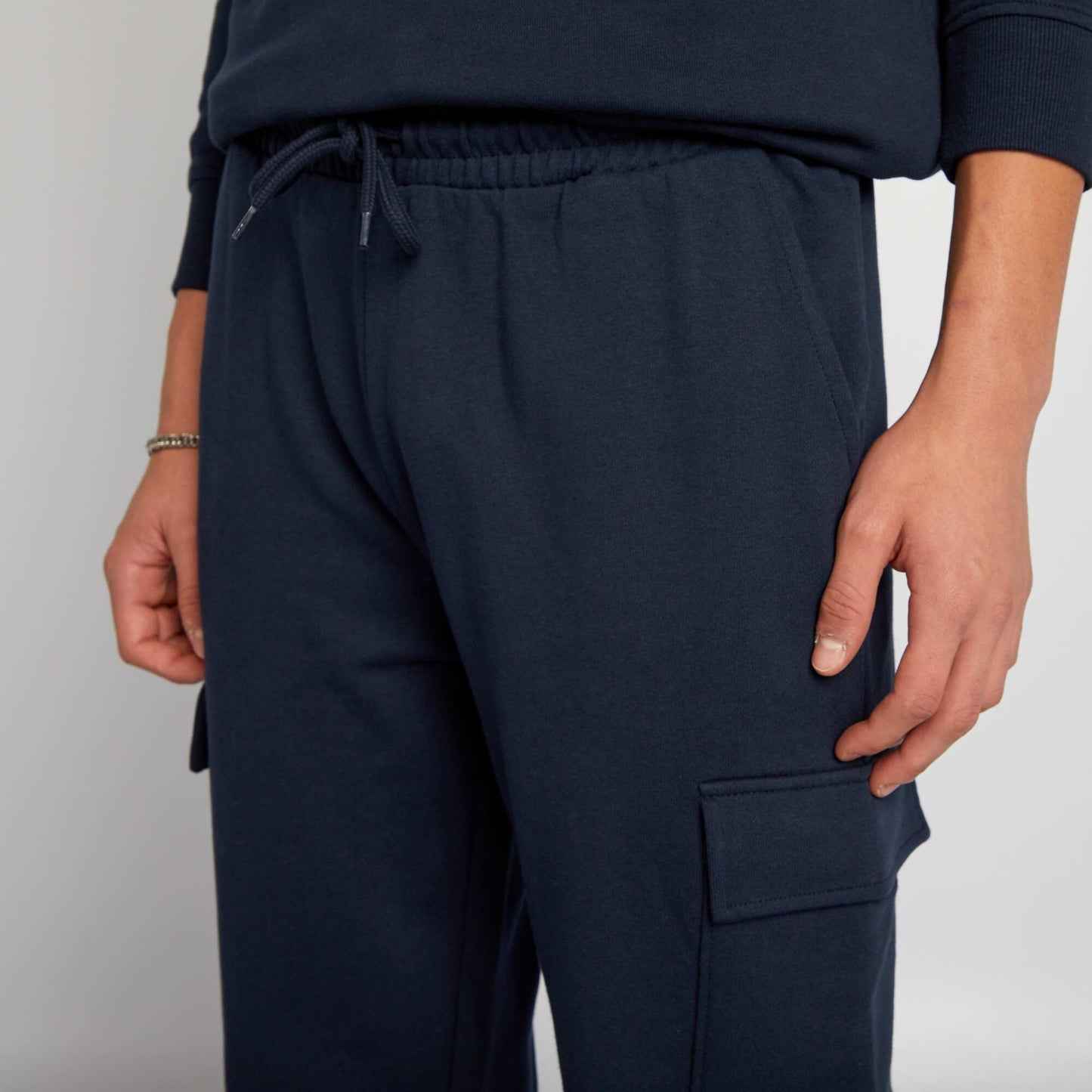 Cargo-style joggers BLUE