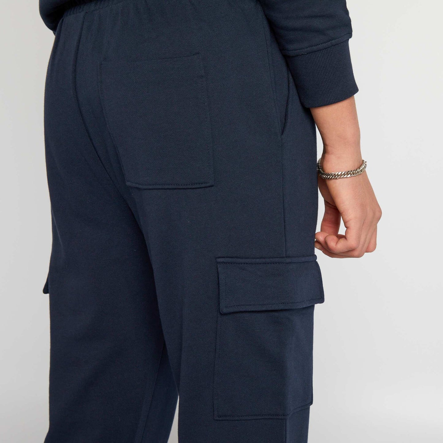 Cargo-style joggers BLUE
