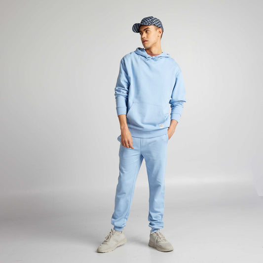 Sweatshirt fabric joggers BLUE