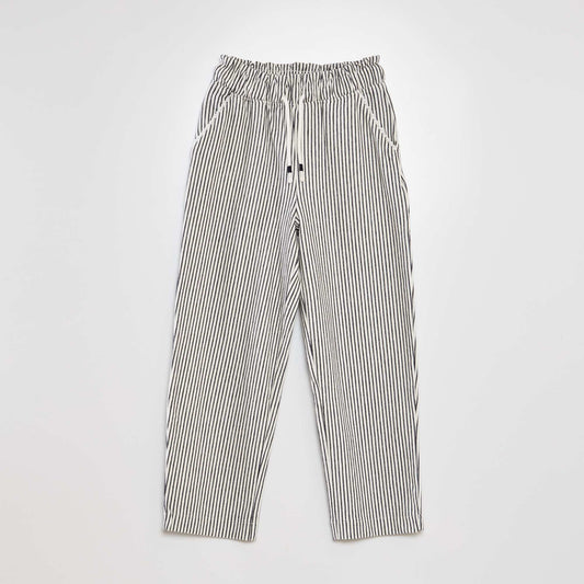 Twill trousers WHITE