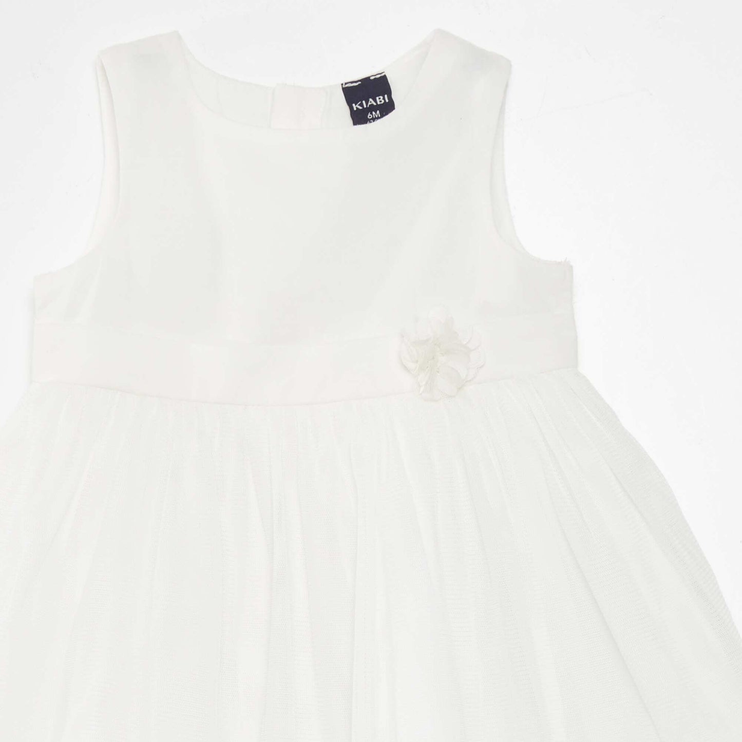 A-line tulle dress WHITE