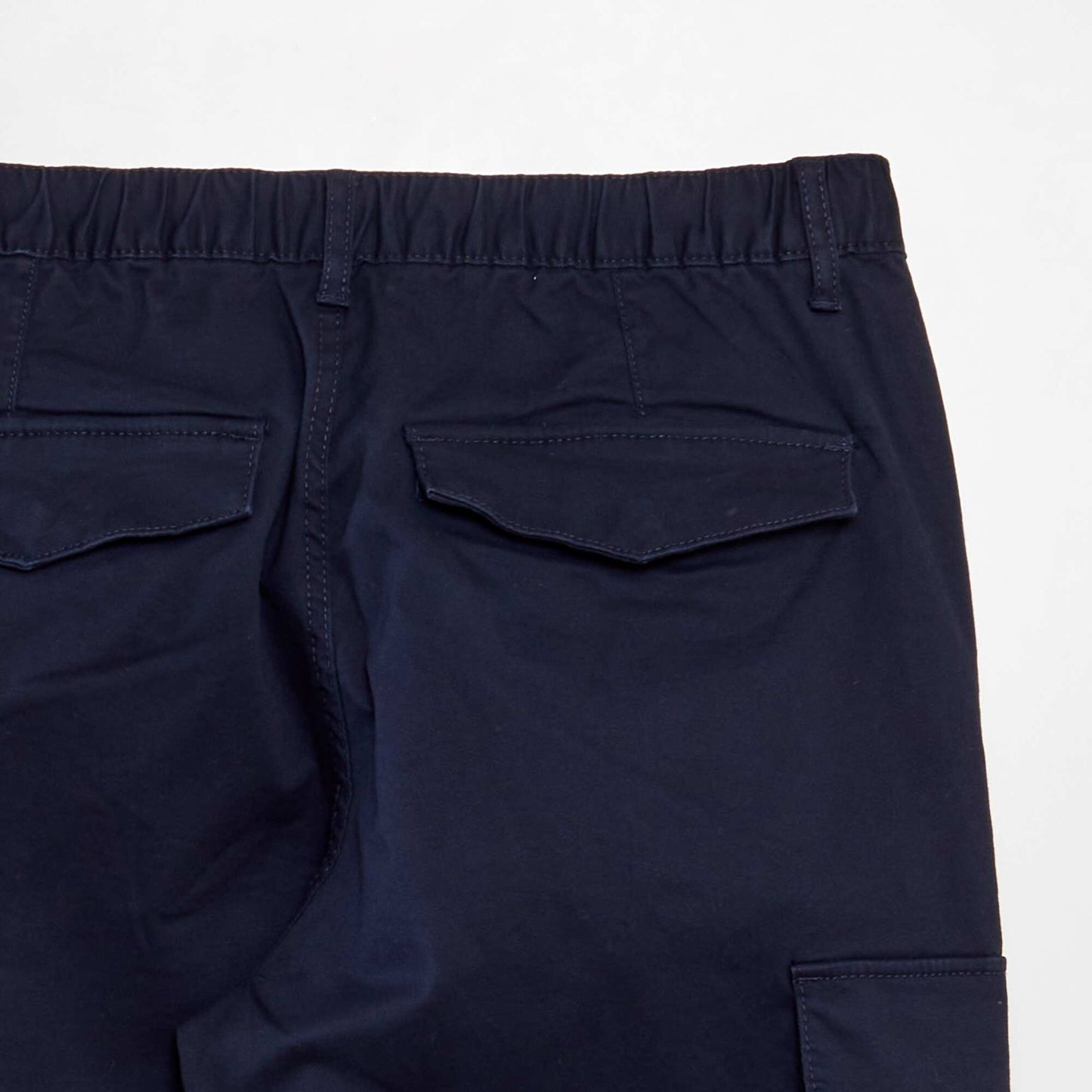 Trousers with combat pockets BLUE