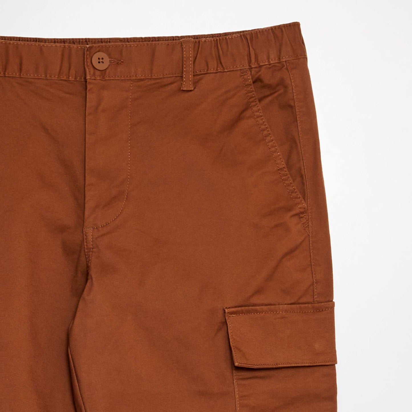 Trousers with combat pockets ORANGE