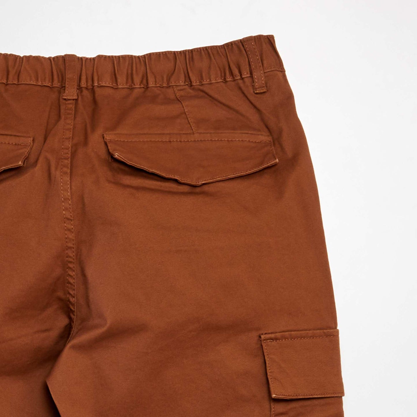 Trousers with combat pockets ORANGE