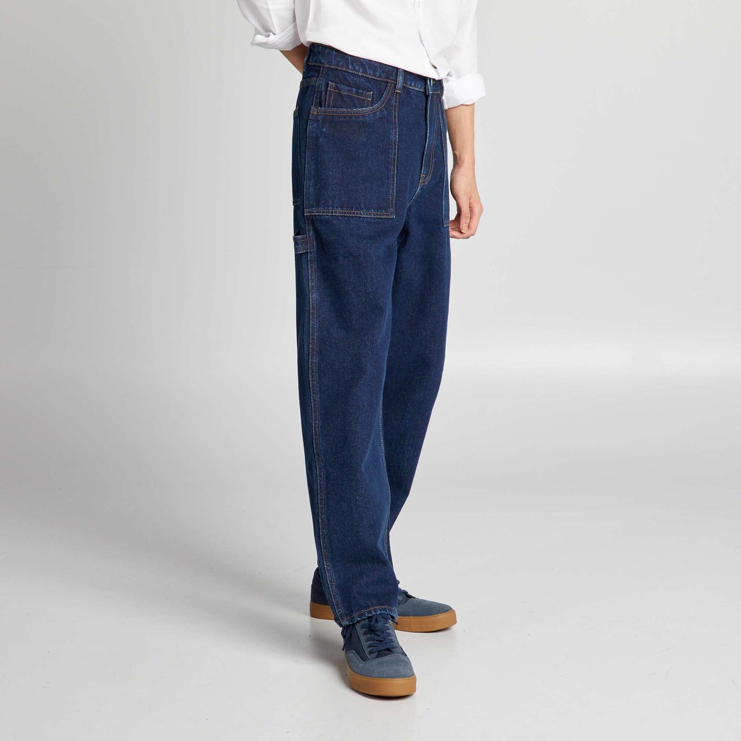 Wide-leg carpenter jeans BLUE