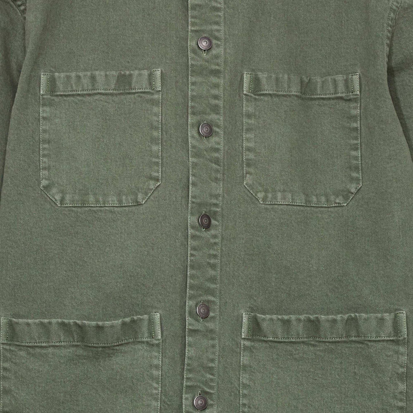 Denim jacket with pockets KHAKI