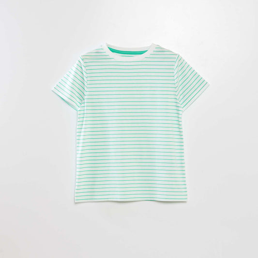Striped T-shirt GREEN