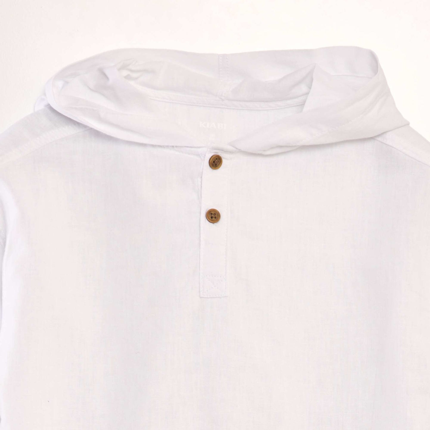 Linen and cotton shirt white