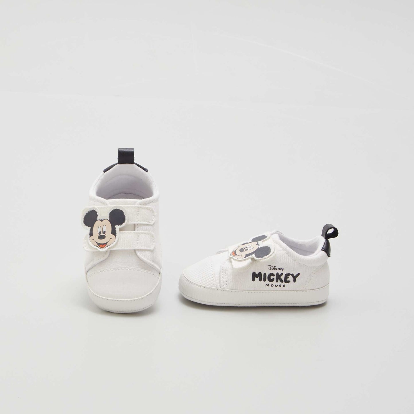 Mickey Mouse canvas trainers WHITE