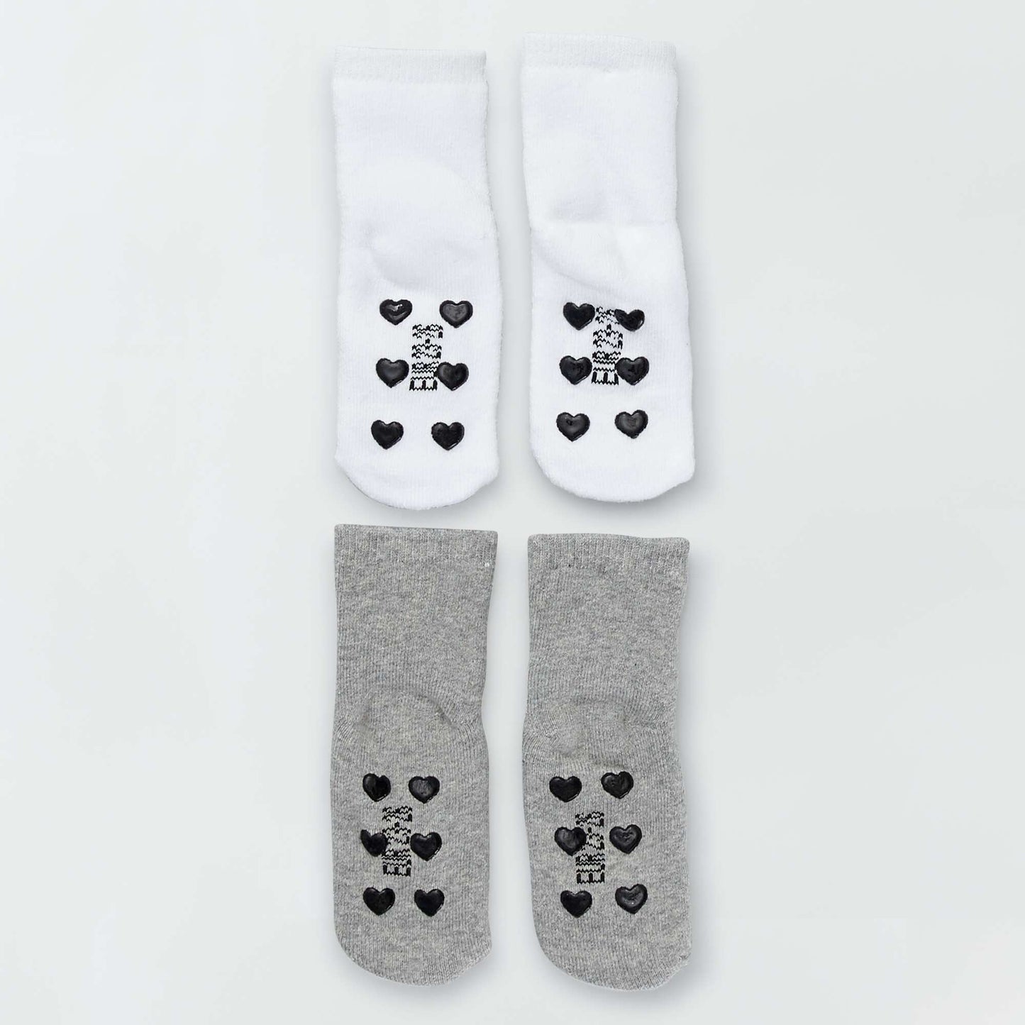 حزمة من 2 زوج من الجوارب المحبوكة بوكليه حمراء