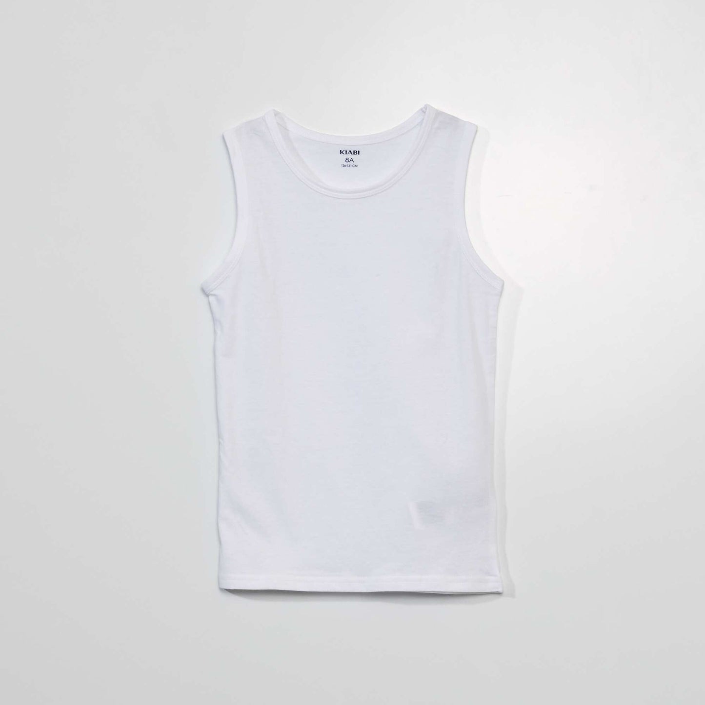 Pack of 3 cotton vest tops White