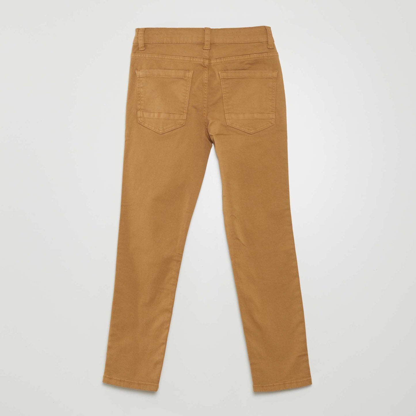 Skinny trousers with five pockets BROWN
