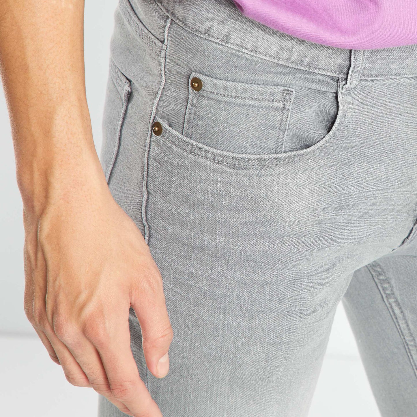 Eco-design skinny jeans GREY
