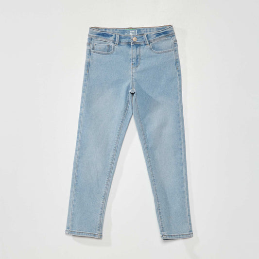 Slim-fit eco-design jeans Blue