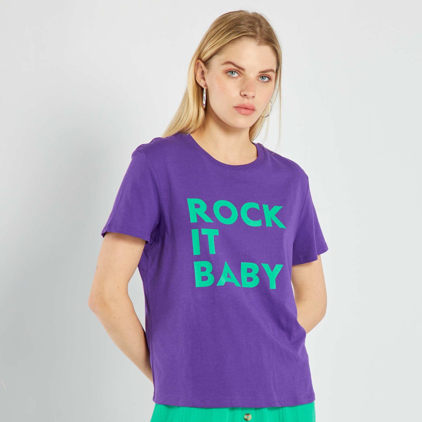 Eco-design heart T-shirt PURPLEROCK