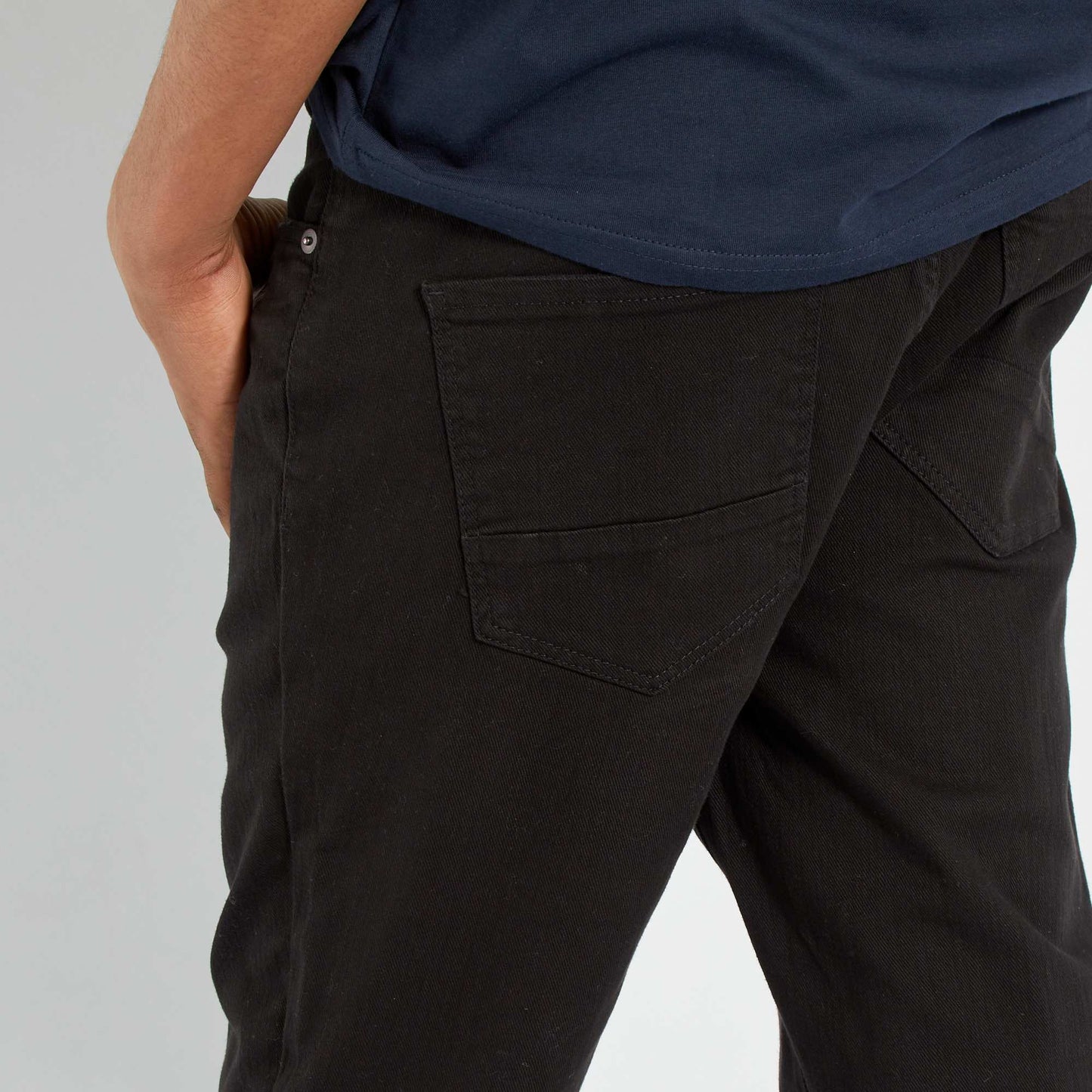 Slim-fit stretch jeans Black