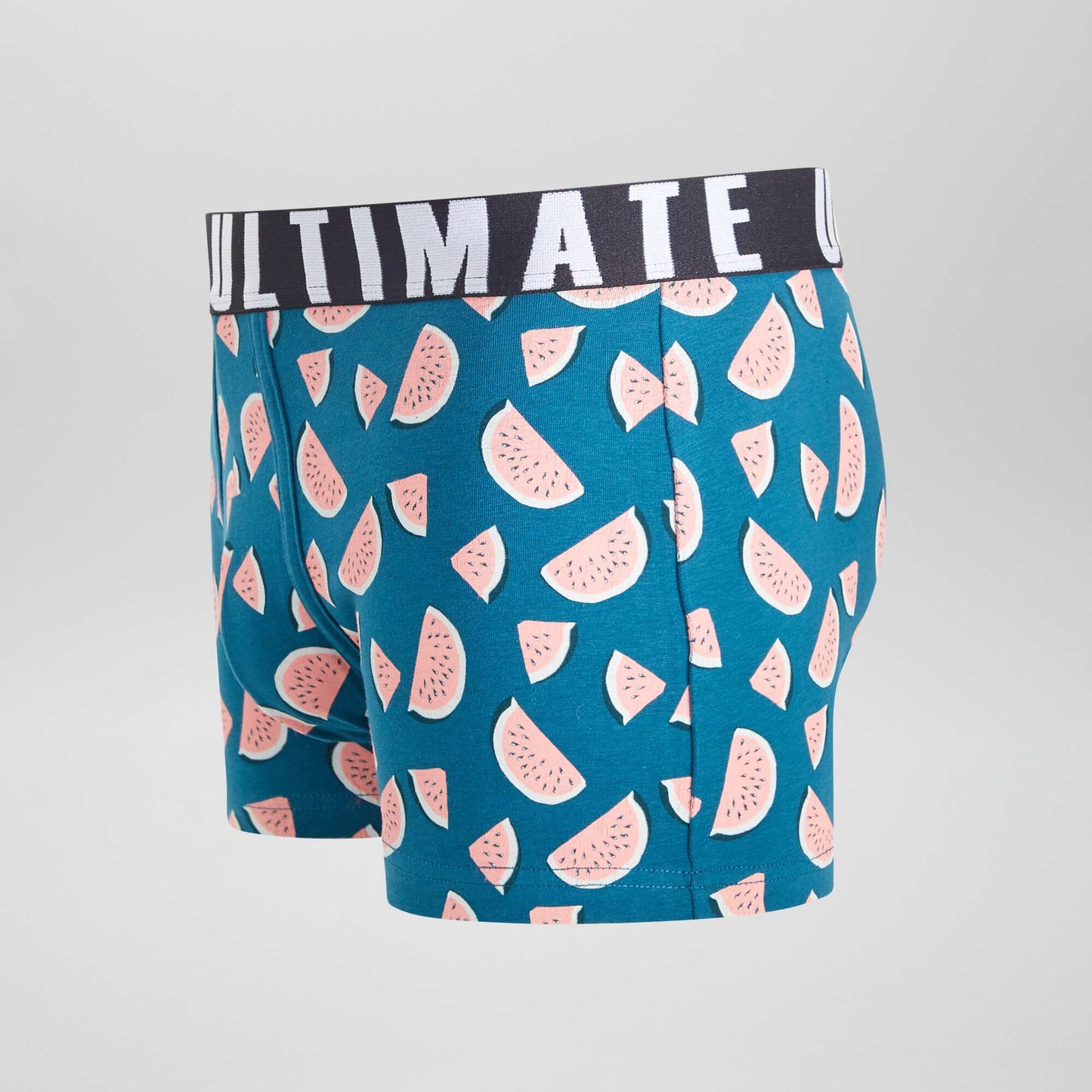 Pack of 3 patterned boxer shorts BLUE