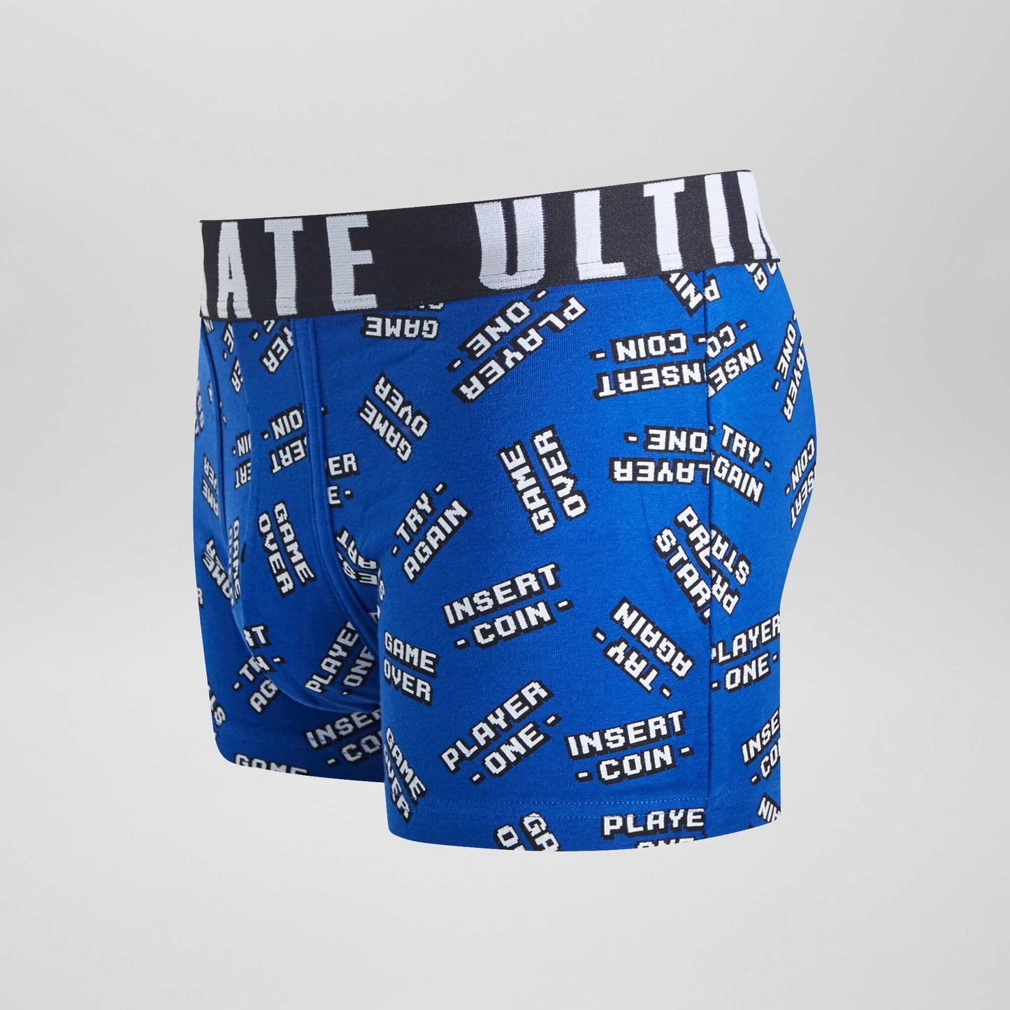 حزمة من 3 شورت بوكسر منقوش أسود