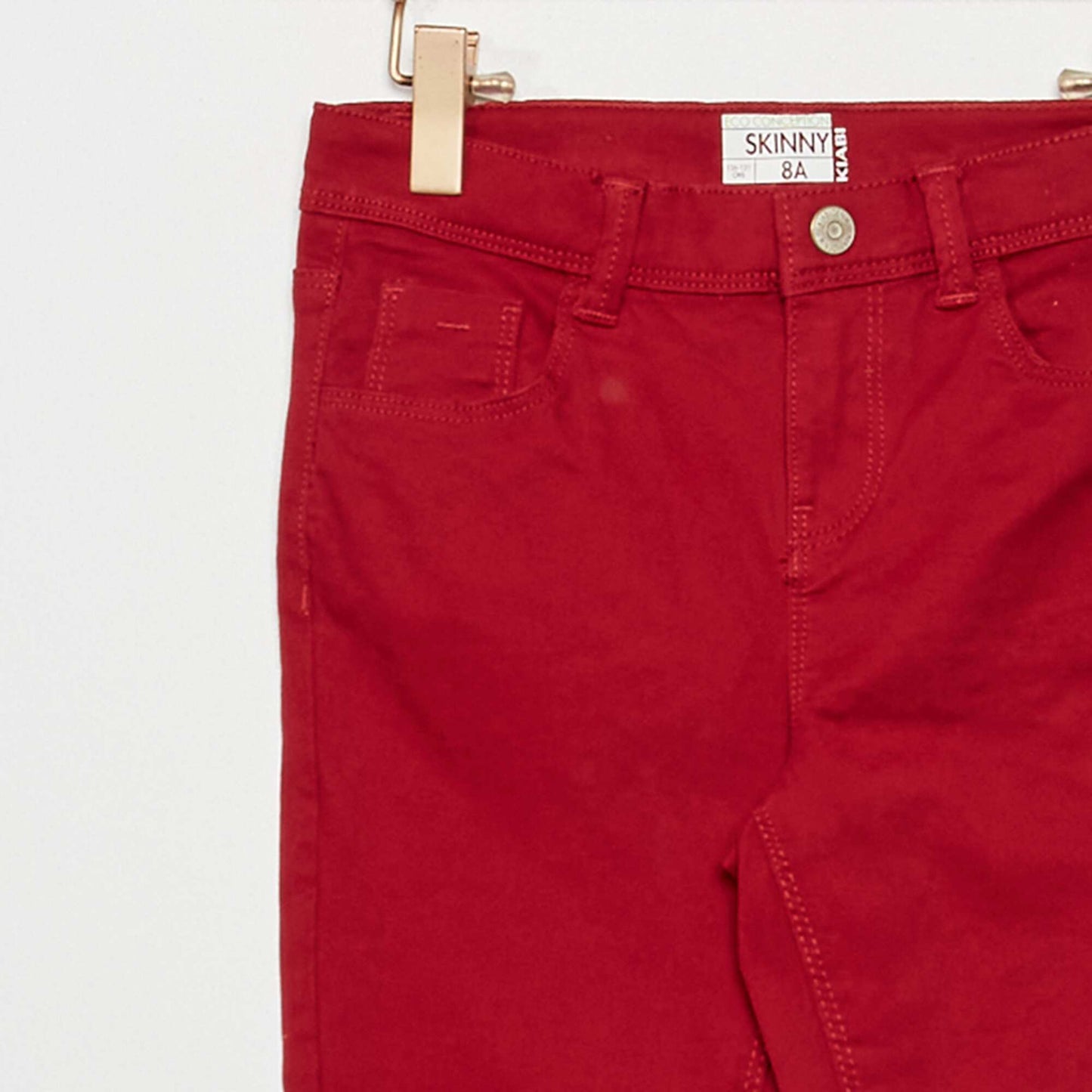 Skinny trousers burgundy