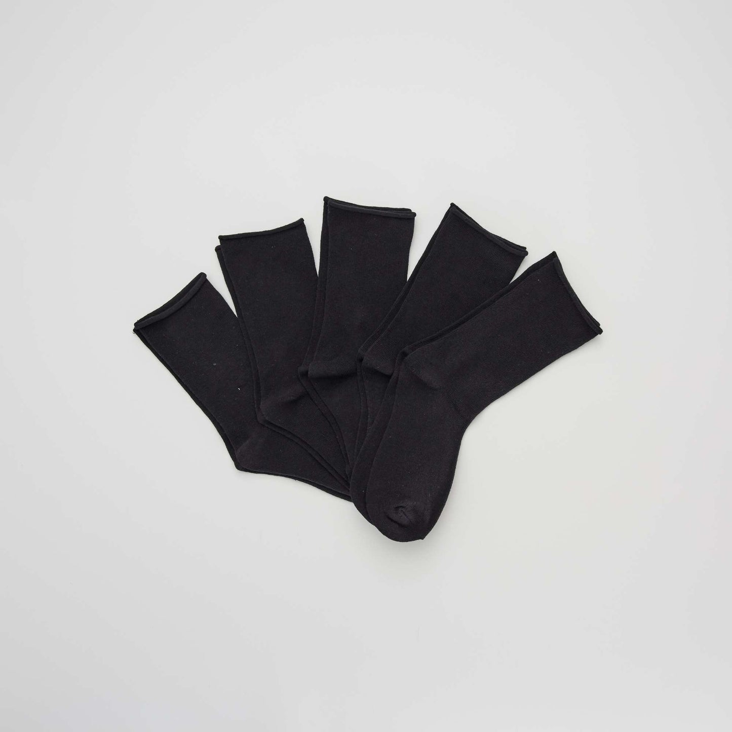 Pack of 5 pairs of socks Black