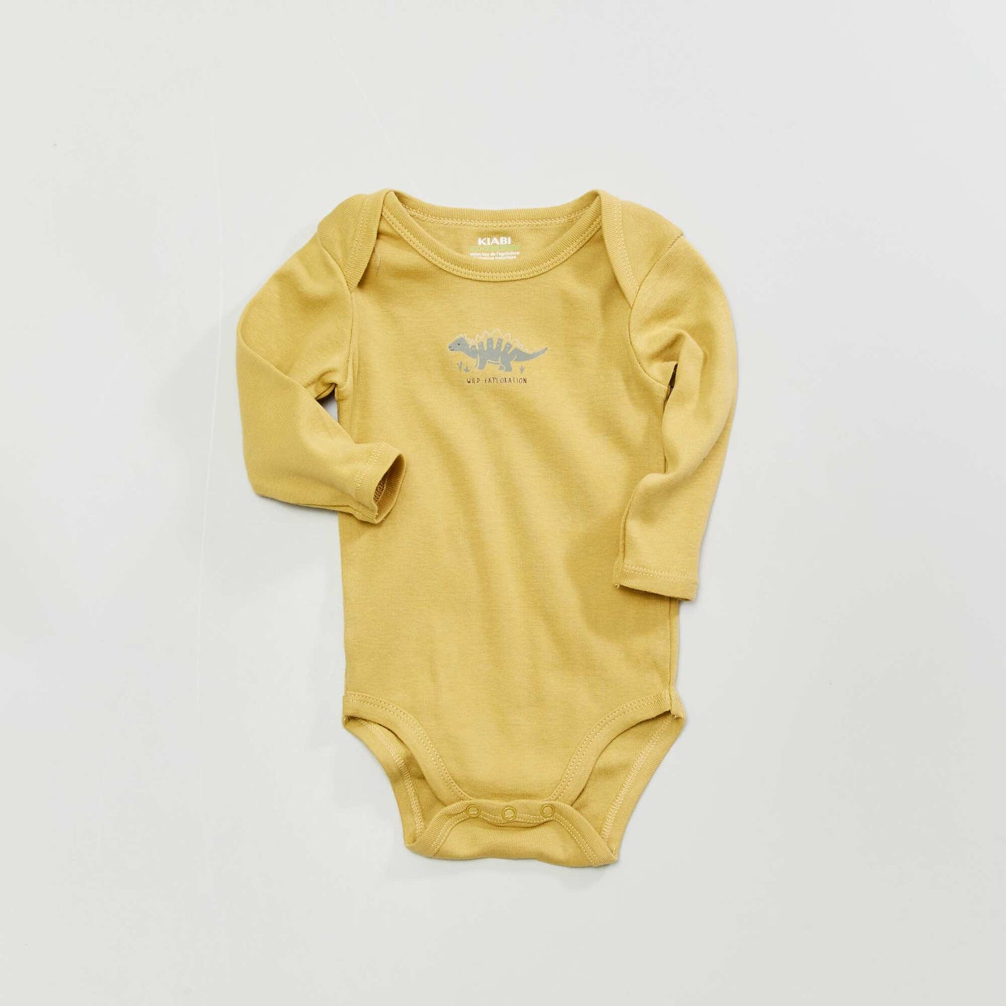 Pack of 3 long-sleeved bodies YELLOW