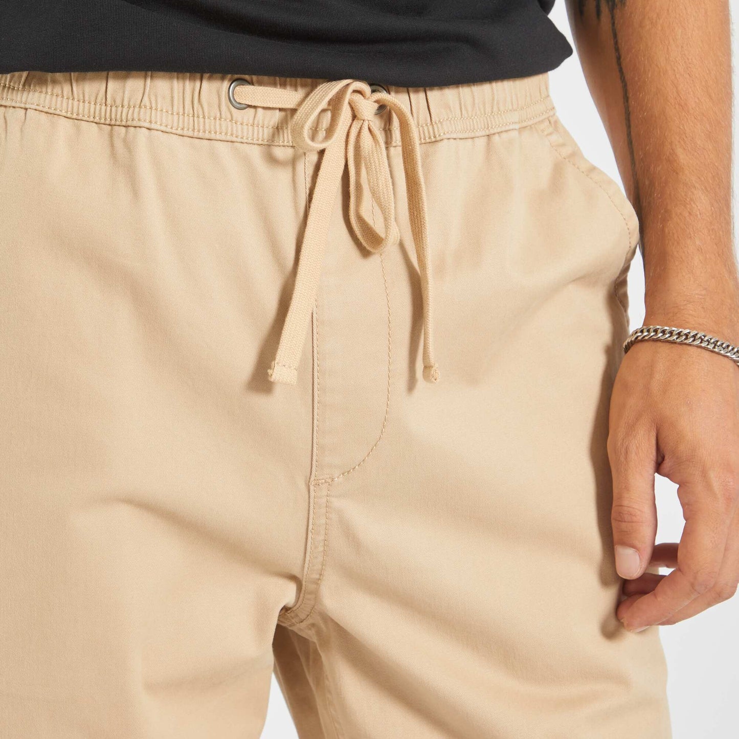 Jogger-style trousers BEIGE