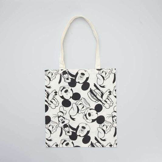 Disney printed tote bag WHITE