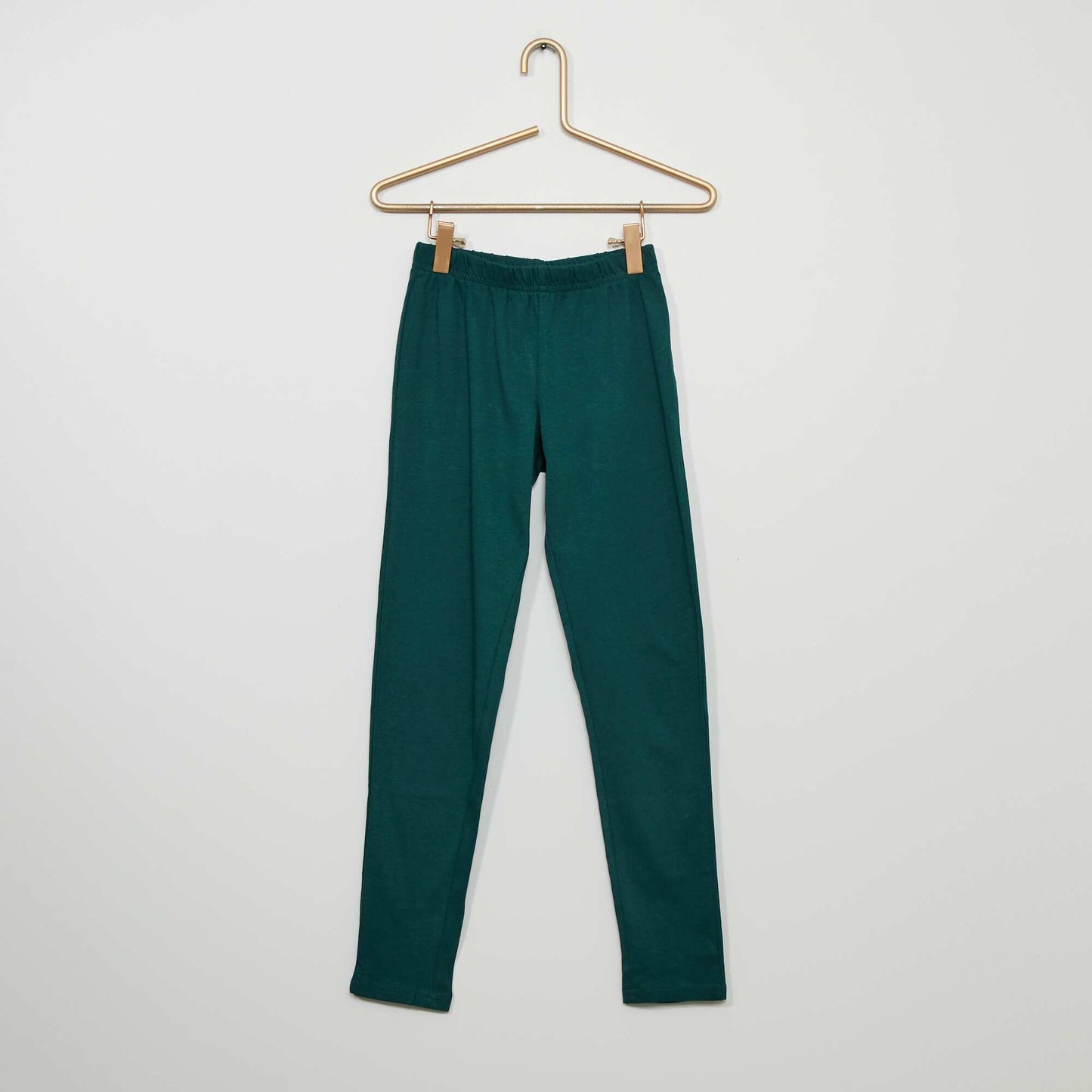 Long jersey pyjamas - Two-piece set GREEN