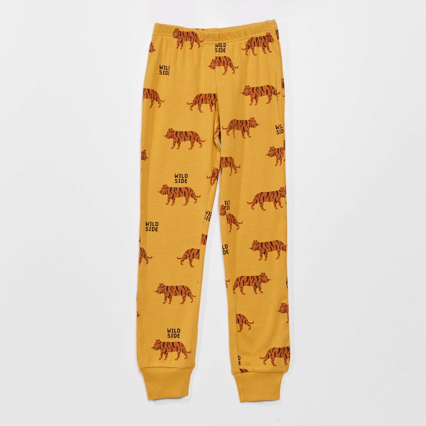 Patterned jersey pyjamas - Two-piece set YELLOW