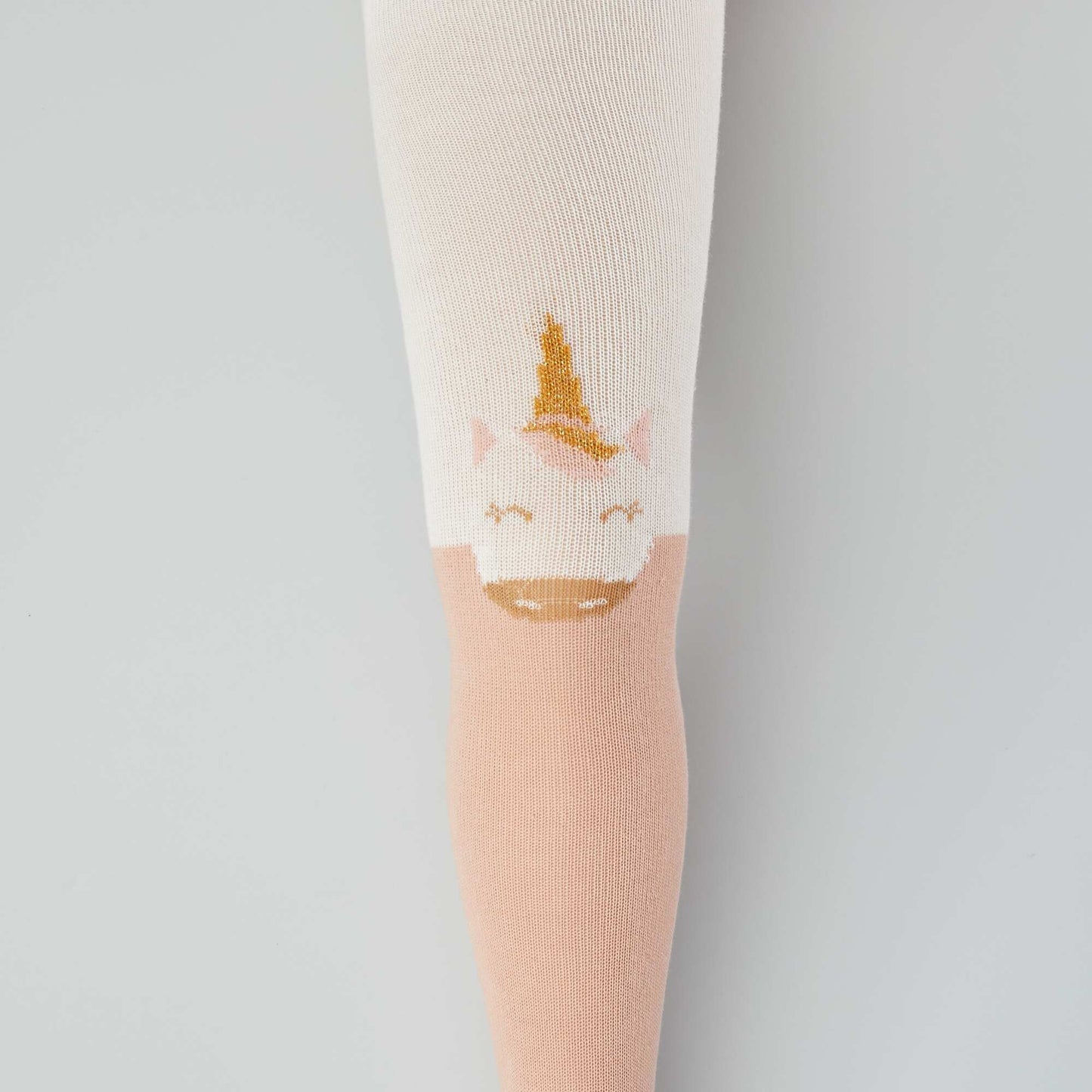 الجوارب الضيقة الدافئة المنقوشة - عبوة 2 وردي