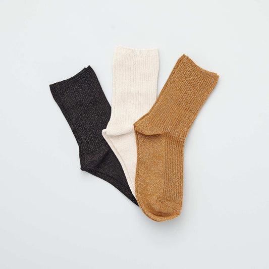 Pack of 3 pairs of socks RED