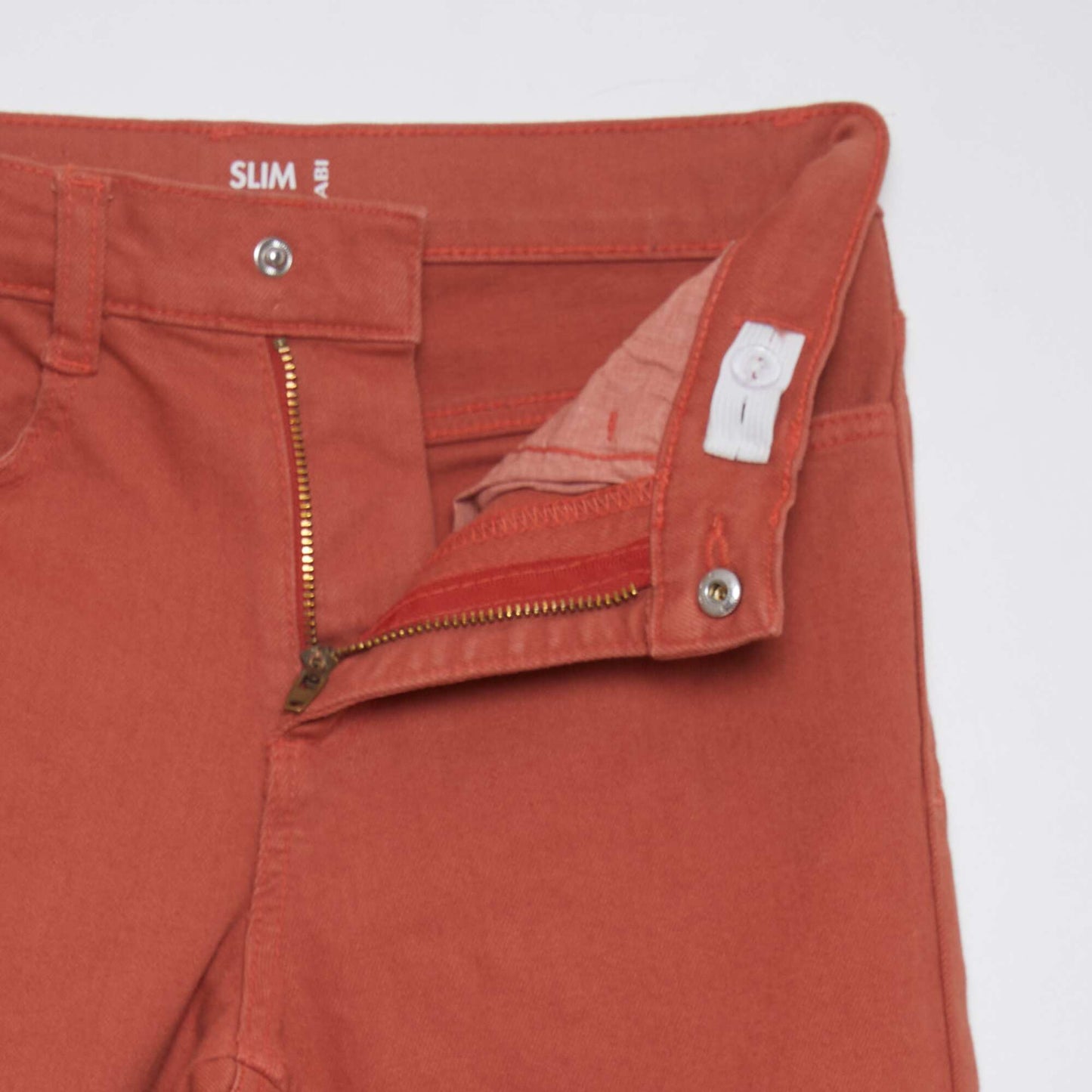 Slim-fit 5-pocket jeans RED