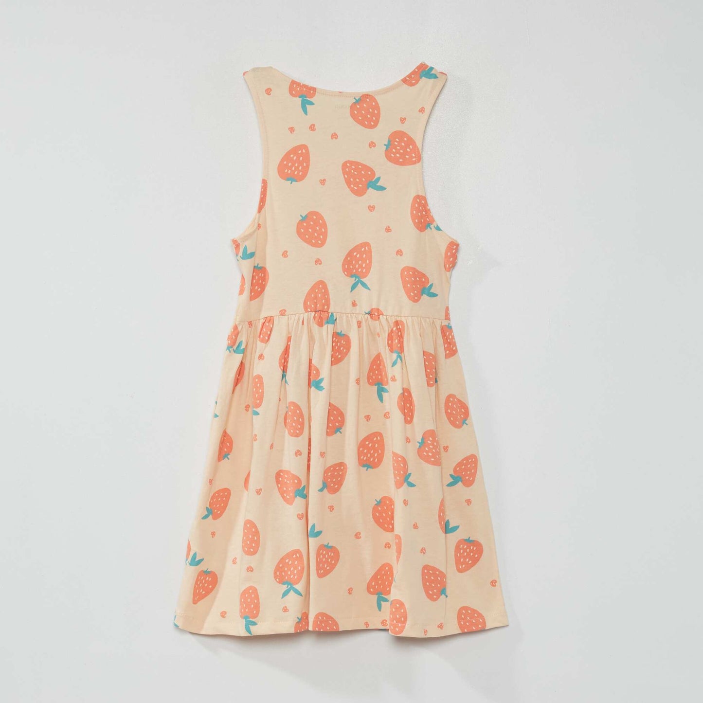 Sleeveless patterned dress PINK