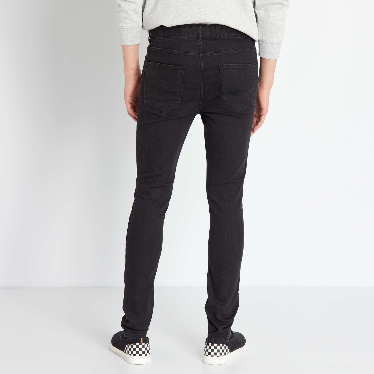 Stretch skinny jeans - 5 pockets BLACK