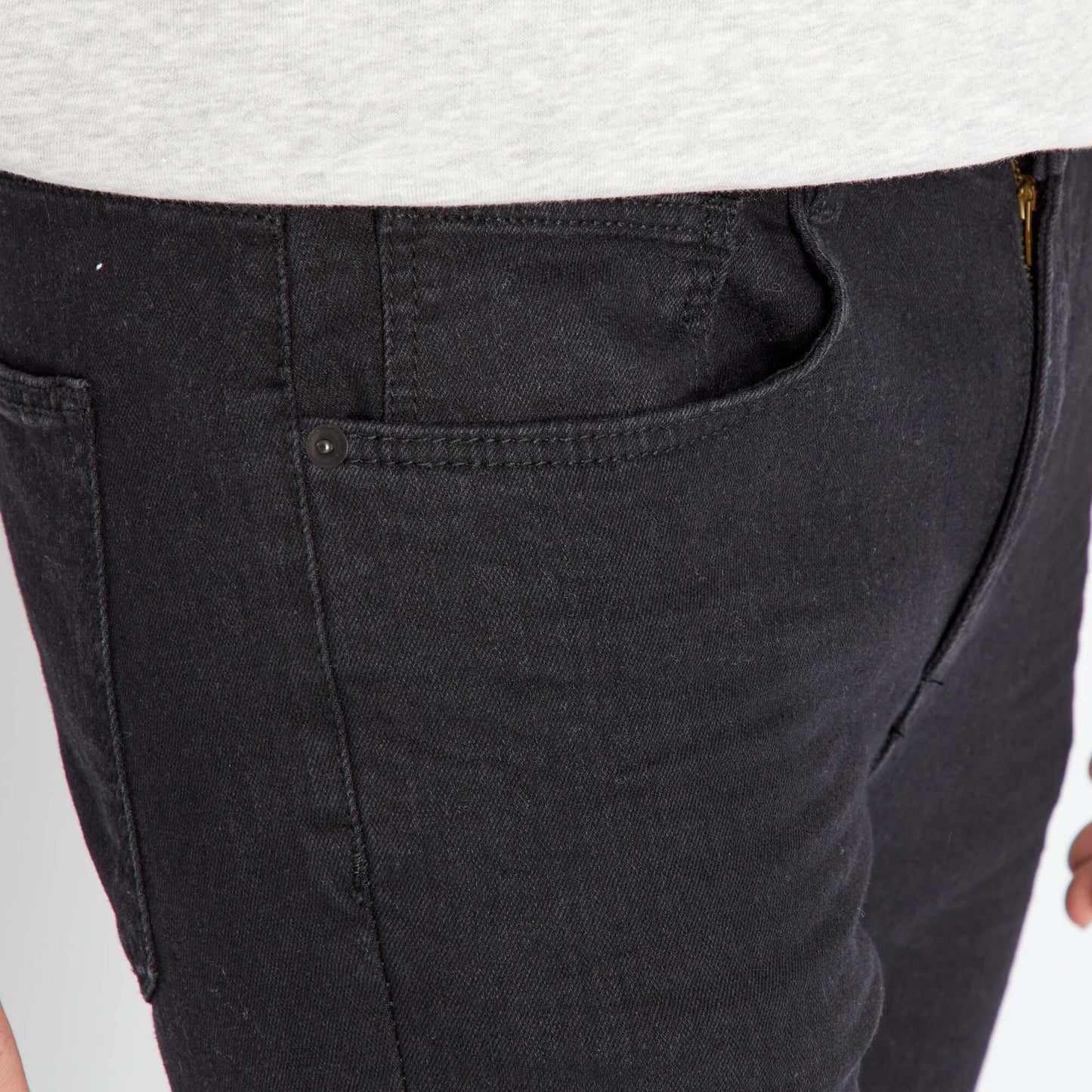 Stretch skinny jeans - 5 pockets BLACK