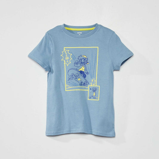 Cotton T-shirt BLUE