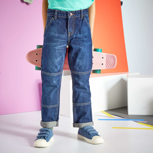 Straight-leg jeans - 5 pockets BLUE