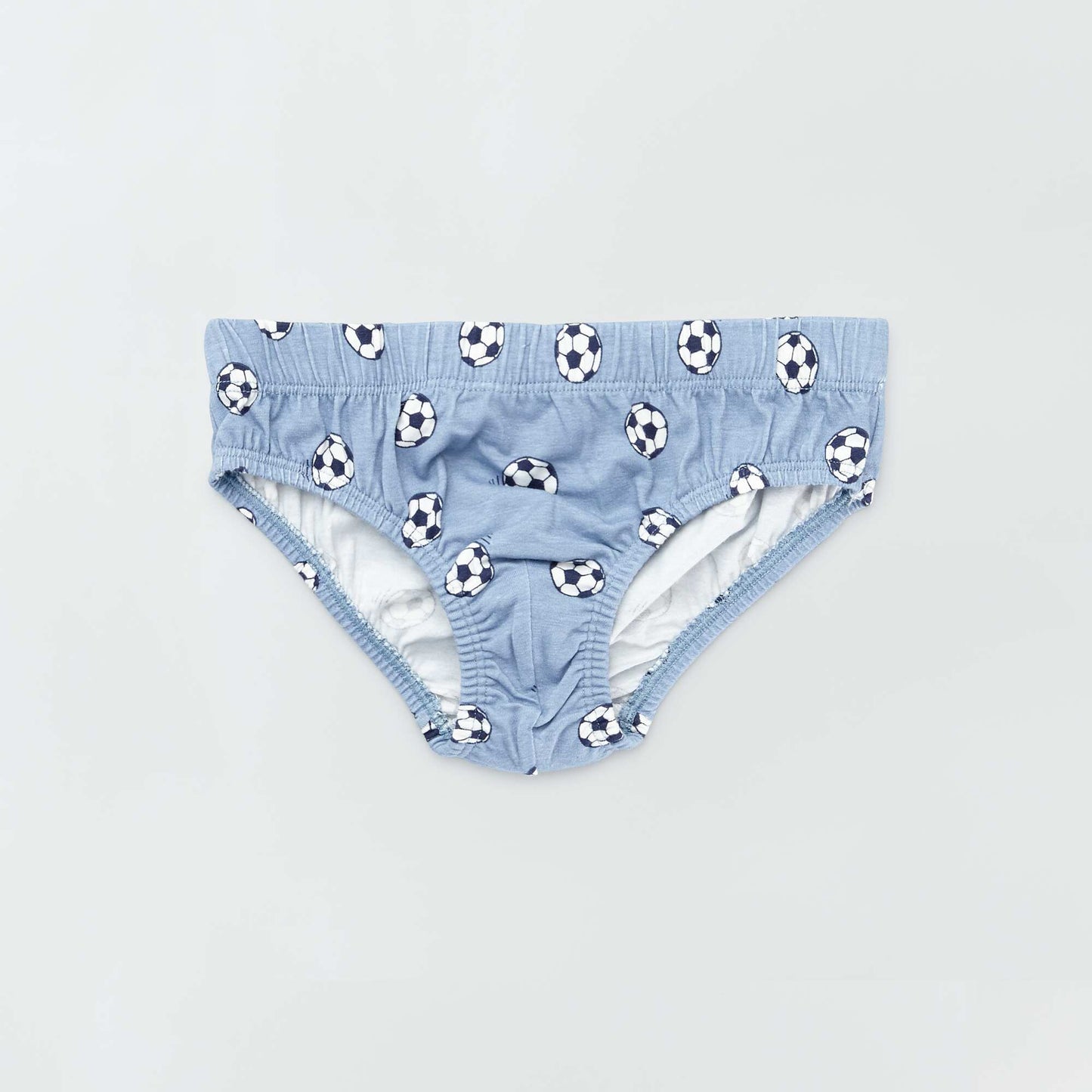 Pack of 5 pairs of cotton briefs BLUE