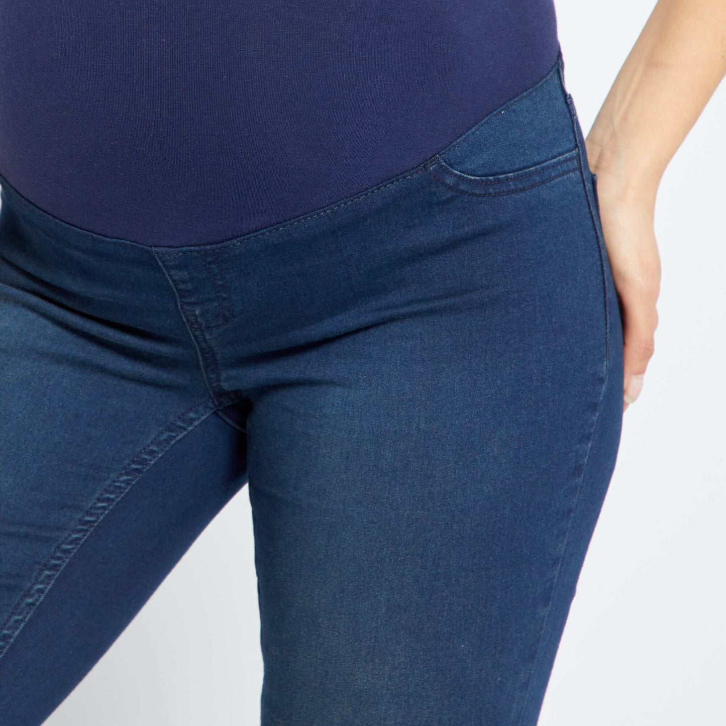 Skinny maternity jeans BLUE