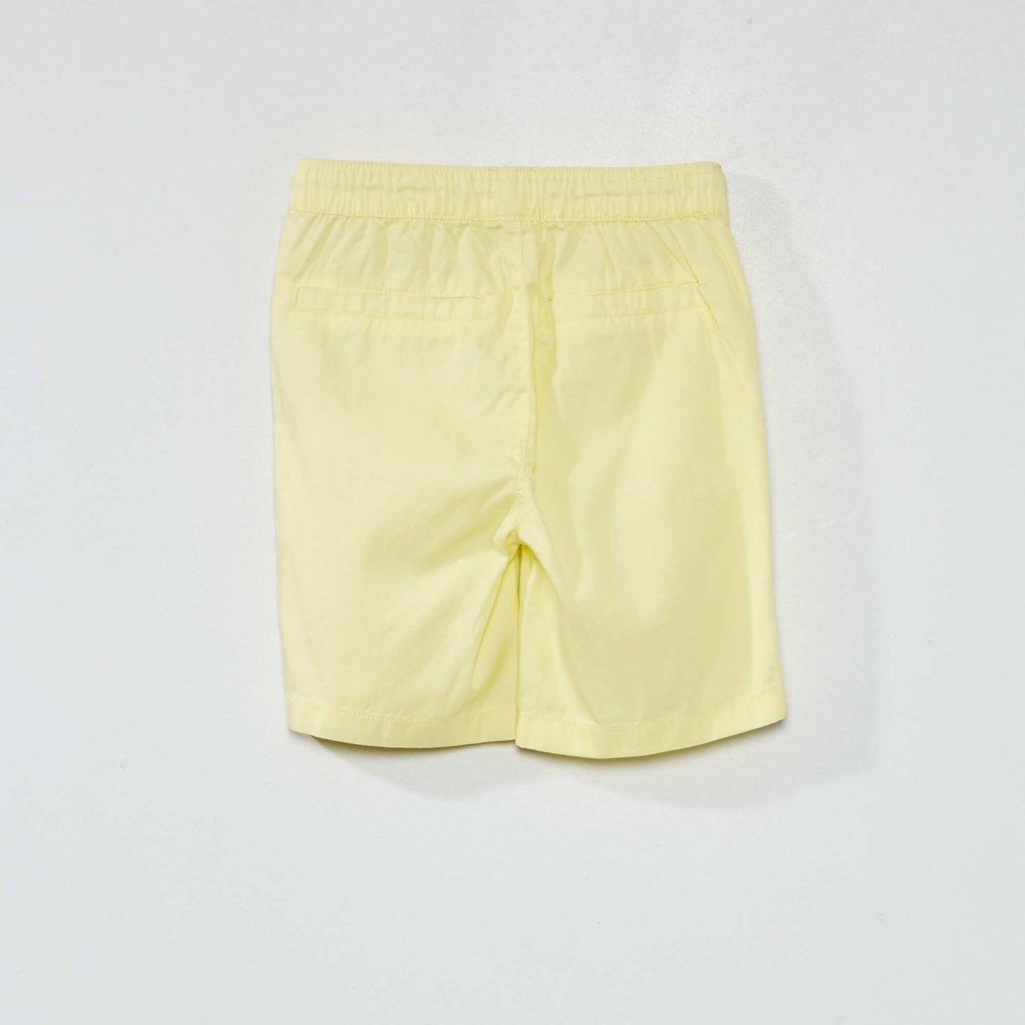 Plain Bermuda shorts yellow