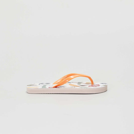 Beach flip-flops WHITE