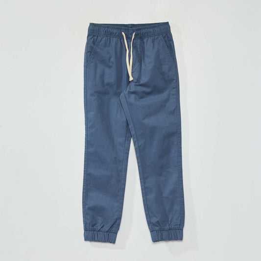 Jogger-style trousers BLUE