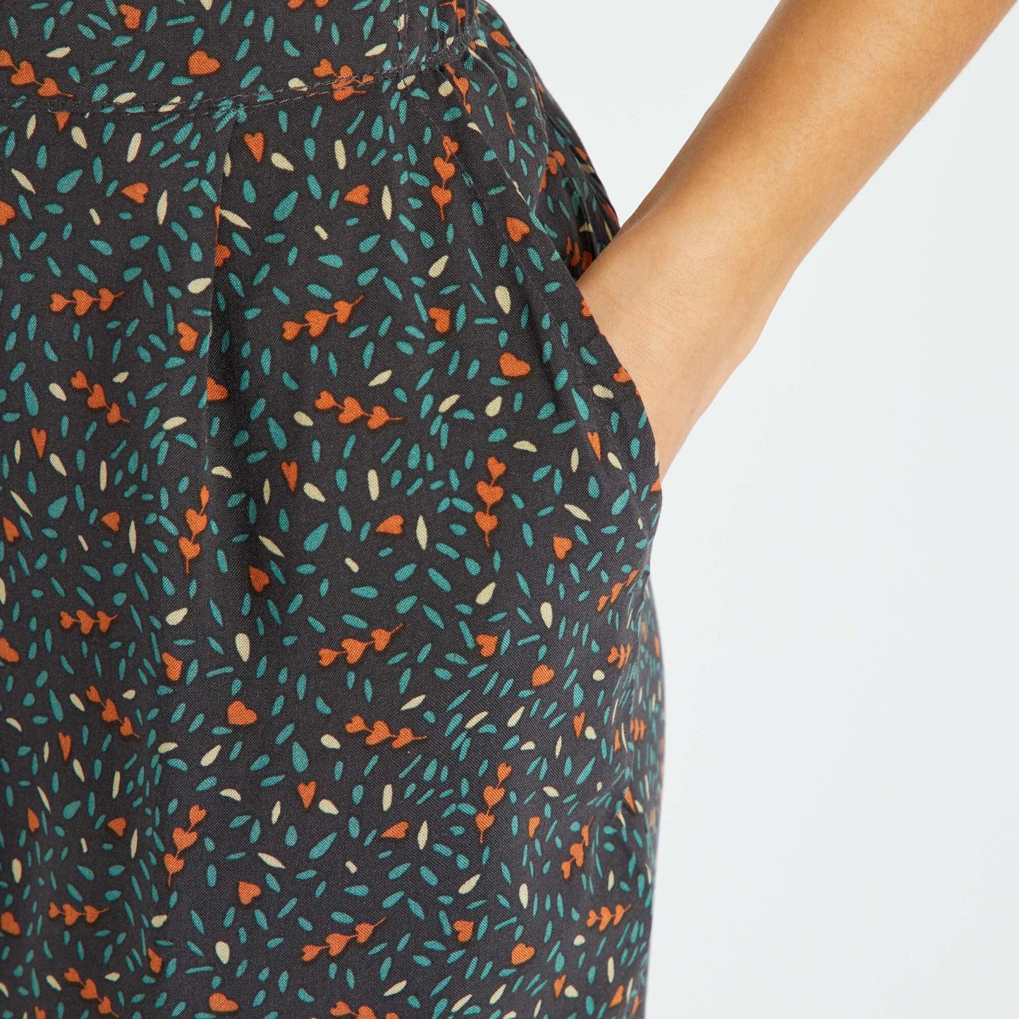 Flowing pyjama bottoms GREY