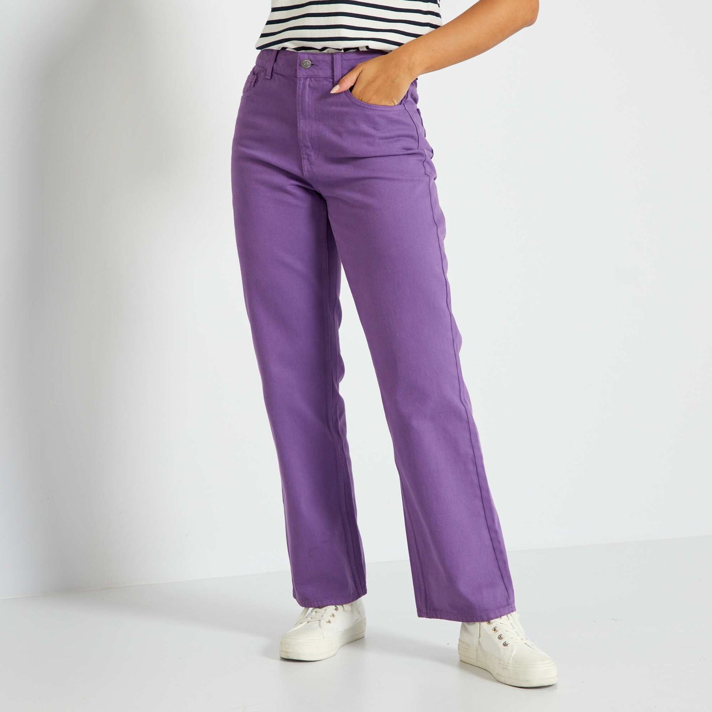 Wide-leg trousers PURPLE