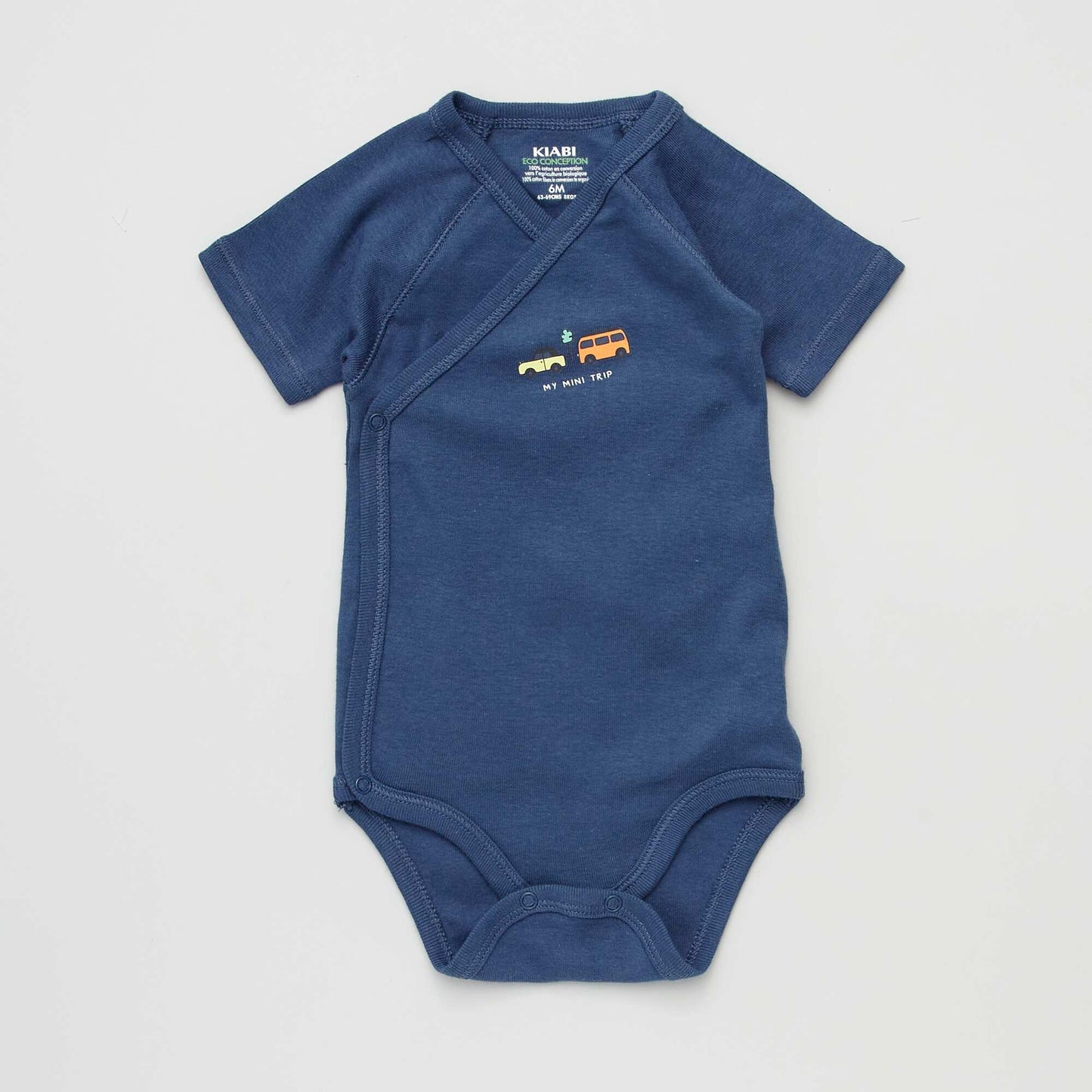 Pack of 3 cotton bodysuits YELLOW