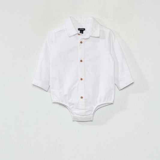 Cotton shirt-style body white