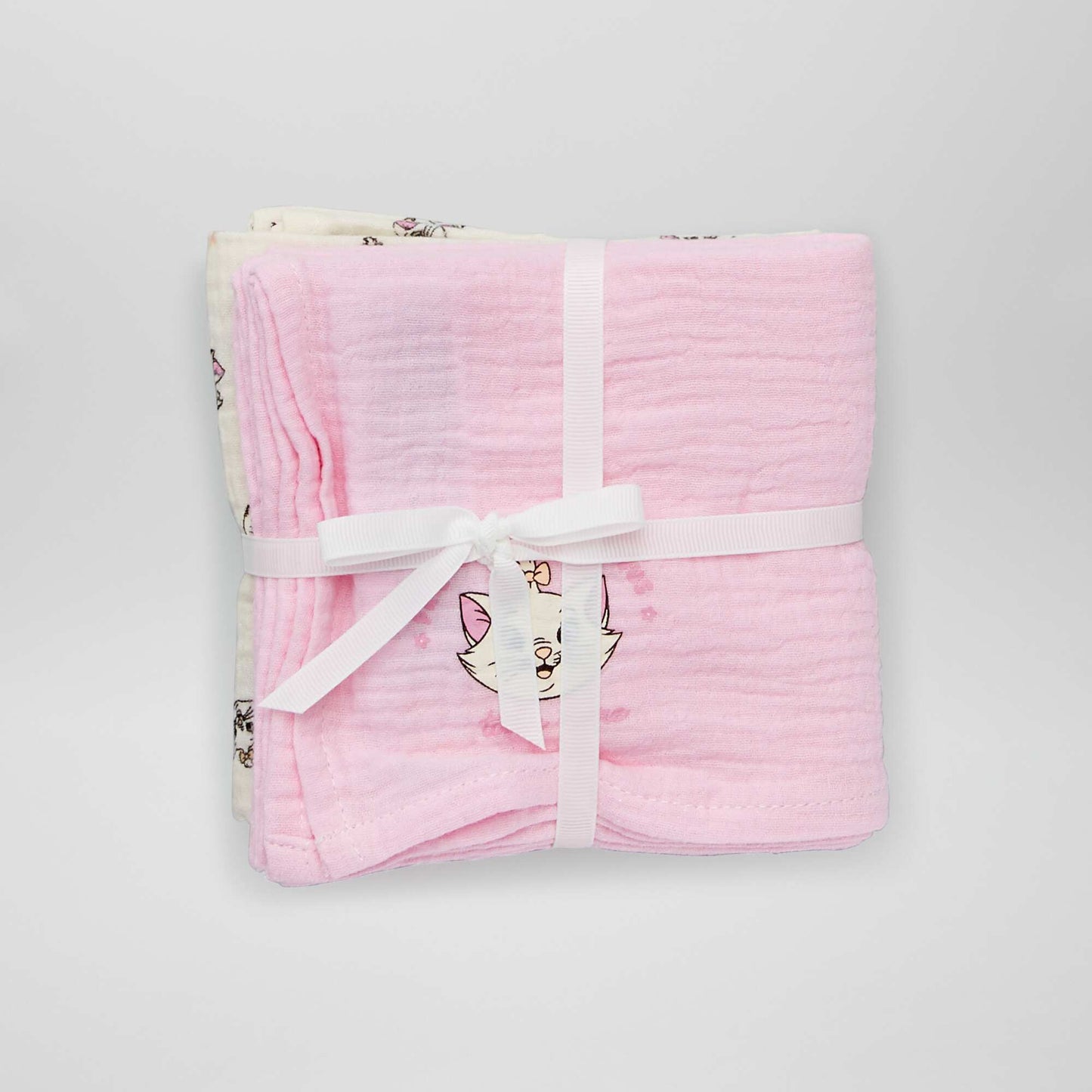 حزمة من 2 مربعات شاش ديزني أبيض