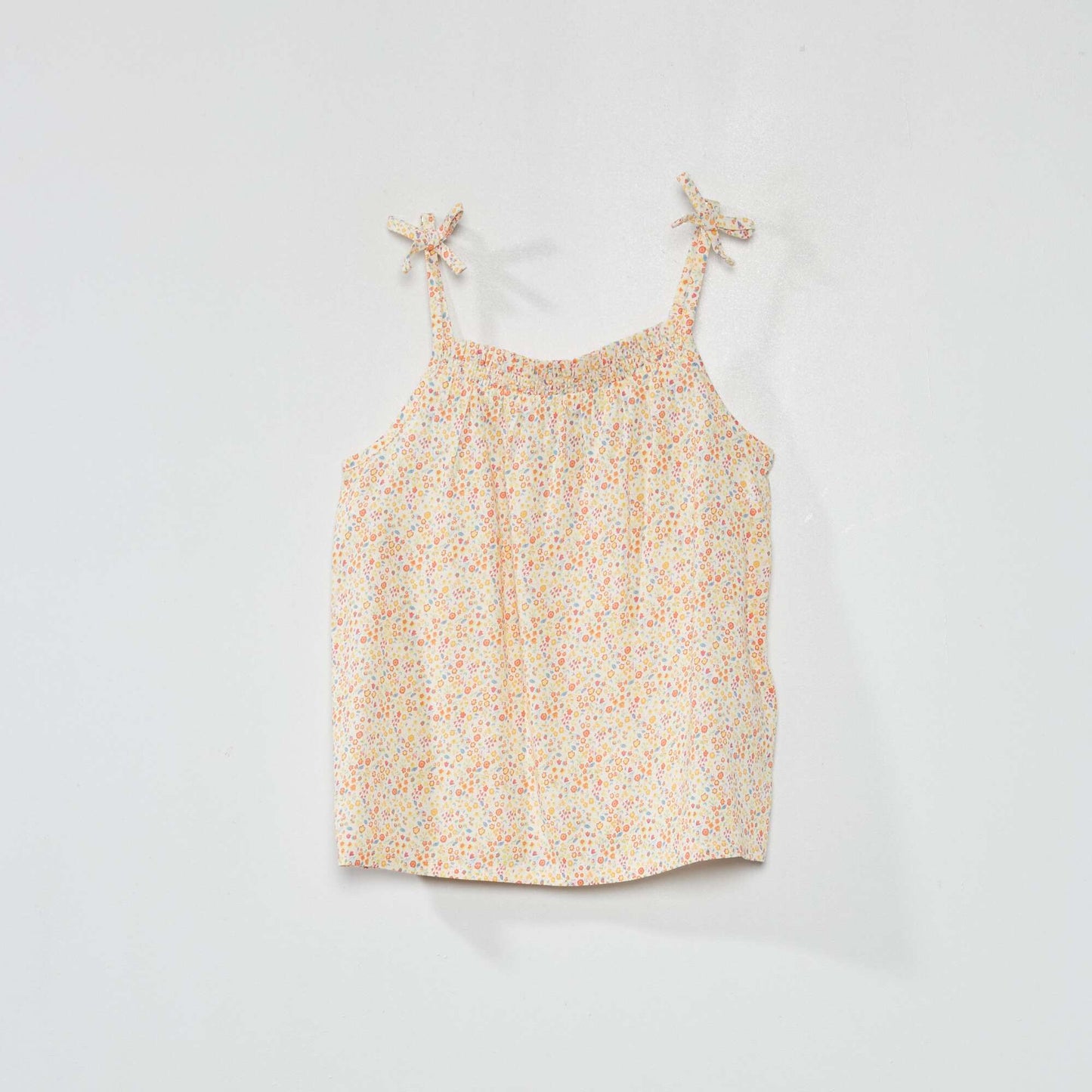 Top with thin adjustable straps WHITE